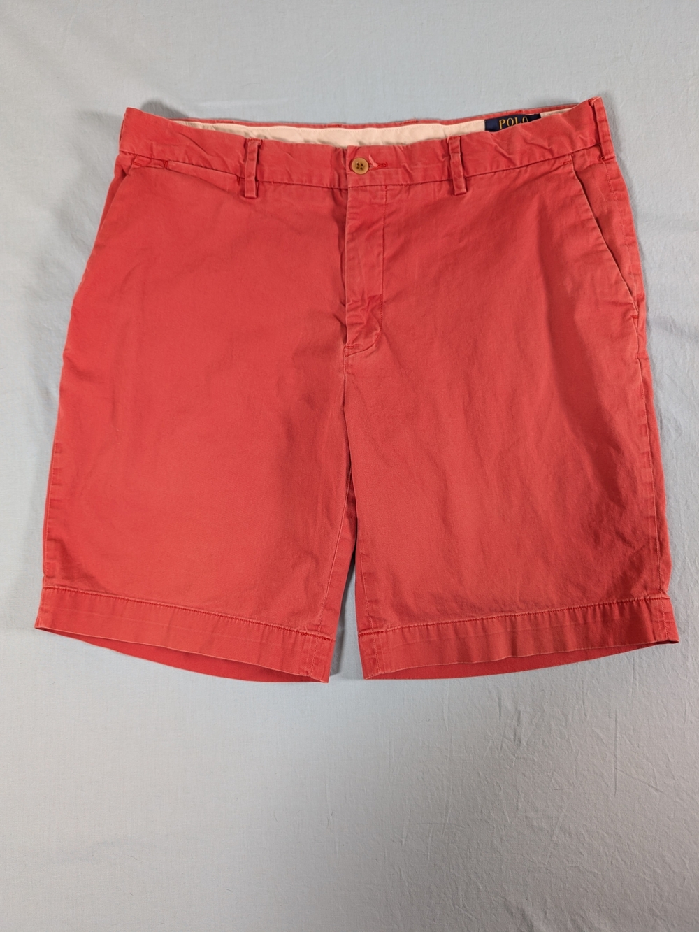 Polo by Ralph Lauren Red Men's Cotton Chino Shorts
